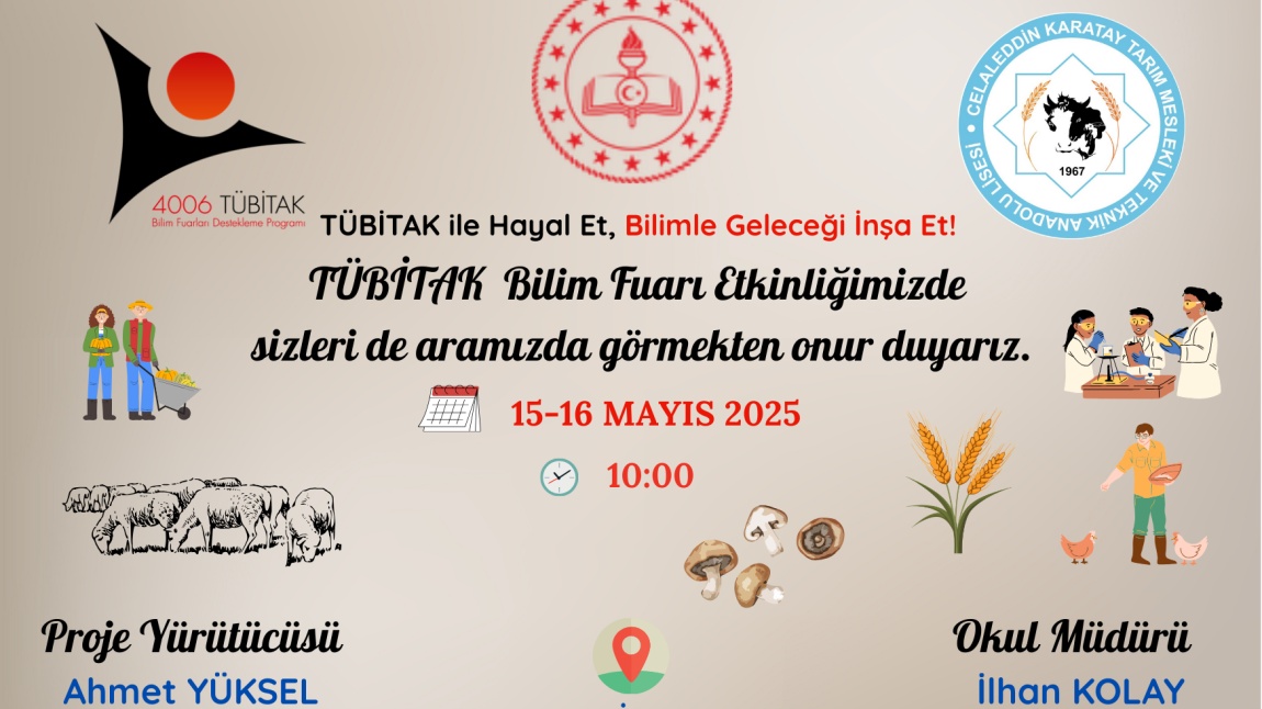 TÜBİTAK 4006 Bilim Fuarımıza Davetlisiniz !